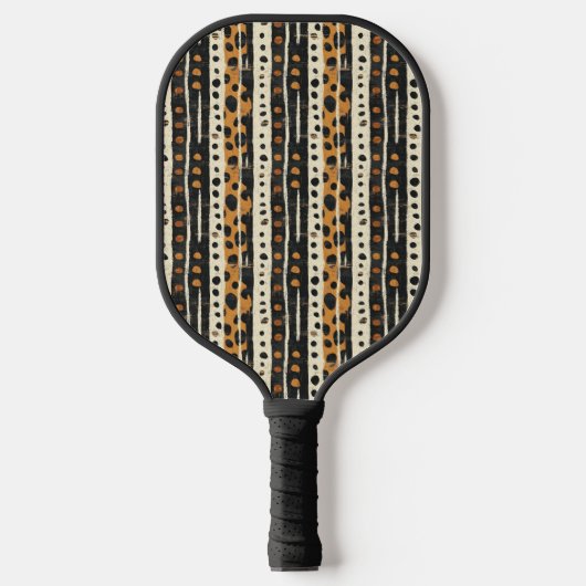 Rustic Southwestern Stripe Pattern (3) Pickleball Schläger (Vorderseite)