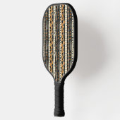 Rustic Southwestern Stripe Pattern (3) Pickleball Schläger (Links)