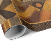 Rustic Southwestern Stripe Pattern (4) Geschenkpapier (Rolleneckpunkt)