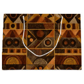 Rustic Southwestern Stripe Pattern (4) Große Geschenktüte (Vorderseite)