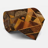 Rustic Southwestern Stripe Pattern (4) Krawatte (Gerollt)