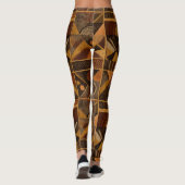 Rustic Southwestern Stripe Pattern (4) Leggings (Rückseite)