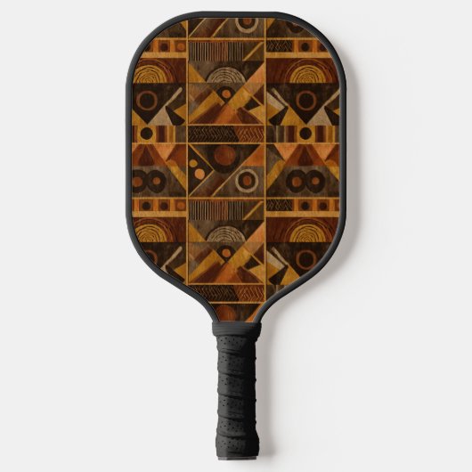 Rustic Southwestern Stripe Pattern (4) Pickleball Schläger (Vorderseite)