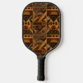 Rustic Southwestern Stripe Pattern (4) Pickleball Schläger (Rückseite)