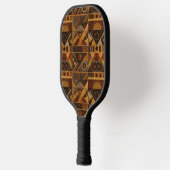 Rustic Southwestern Stripe Pattern (4) Pickleball Schläger (Links)