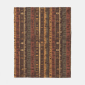 Rustic Southwestern Stripe Pattern (5) Fleecedecke (Vorderseite)