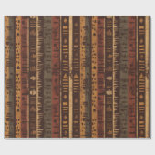 Rustic Southwestern Stripe Pattern (5) Geschenkpapier (Flach)