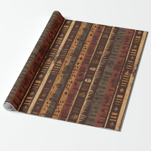 Rustic Southwestern Stripe Pattern (5) Geschenkpapier (Ungerollt)