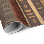 Rustic Southwestern Stripe Pattern (5) Geschenkpapier (Rolleneckpunkt)