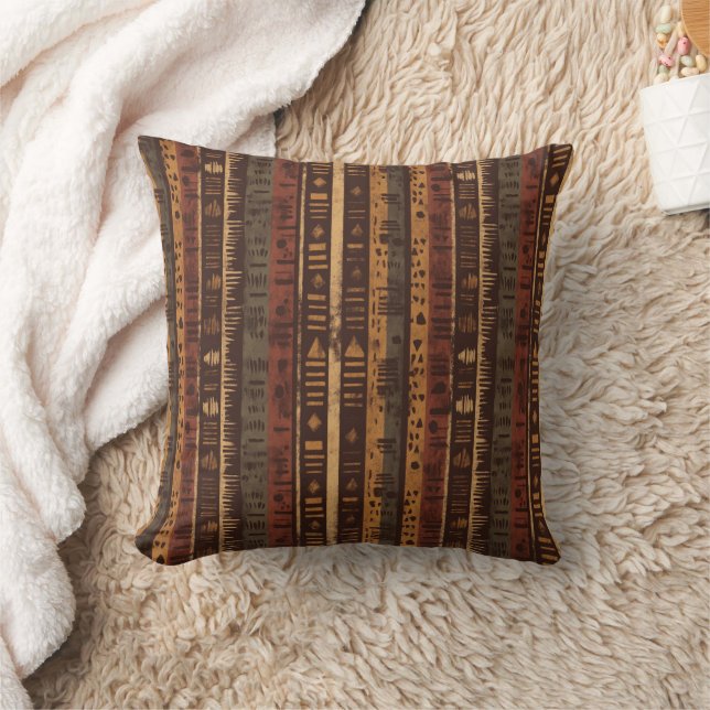 Rustic Southwestern Stripe Pattern (5) Kissen (Decke)