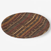 Rustic Southwestern Stripe Pattern (5) Pappteller (Schrägansicht)