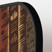 Rustic Southwestern Stripe Pattern (5) Pickleball Schläger (Linke Seite)