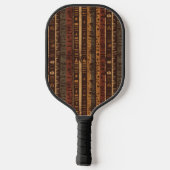 Rustic Southwestern Stripe Pattern (5) Pickleball Schläger (Rückseite)