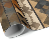 Rustic Southwestern Stripe Pattern (6) Geschenkpapier (Rolleneckpunkt)