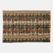 Rustic Southwestern Stripe Pattern (6) Geschirrtuch (Horizontal)
