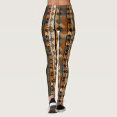 Rustic Southwestern Stripe Pattern (6) Leggings (Rückseite)
