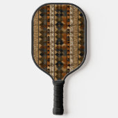 Rustic Southwestern Stripe Pattern (6) Pickleball Schläger (Rückseite)