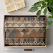 Rustic Southwestern Stripe Pattern (6) Seidenpapier (Geschenk)