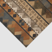 Rustic Southwestern Stripe Pattern (6) Seidenpapier (Detail)