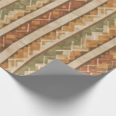 Rustic Southwestern Stripe Pattern (7) Geschenkpapier (Ecke)