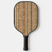 Rustic Southwestern Stripe Pattern (7) Pickleball Schläger (Rückseite)
