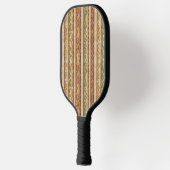 Rustic Southwestern Stripe Pattern (7) Pickleball Schläger (Links)