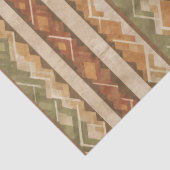 Rustic Southwestern Stripe Pattern (7) Seidenpapier (Detail)