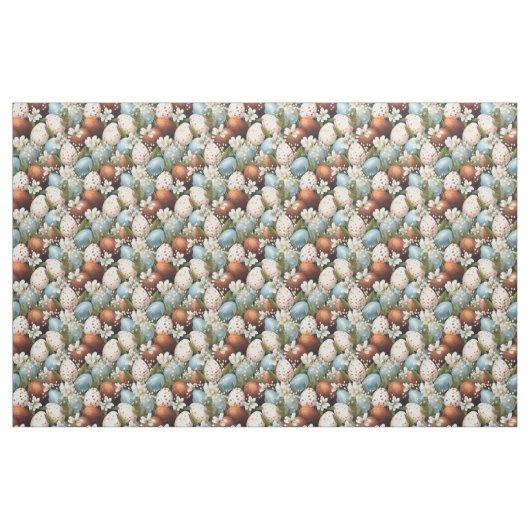 Rustic Speckled Easter Eggs & Spring Flowers Stoff (Fat Quarter (45,7 x 55,9 cm))