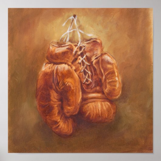 Rustic Sports | Boxhandschuh Poster (Vorne)