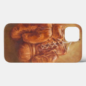 Rustic Sports Boxing Glove Case-Mate iPhone Hülle (Rückseite (Horizontal))