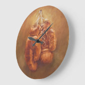 Rustic Sports | Boxing Glove Große Wanduhr (Winkel)