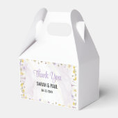 Rustic Spring Floral Elegant Wedding Geschenkschachtel (Vorderseite)