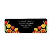 Rustic Spring Floral Tulip Wedding Address (Vorne)