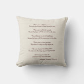 Rustic Square Pillow Apache Blessing Wedding Gesch Kissen (Vorderseite)