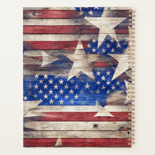 Rustic Stars and Stripes Planer (Rückseite)