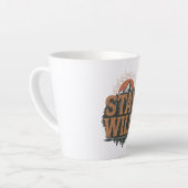 Rustic Stay Wild Hiking Graphic Milchtasse (Linke Ecke)