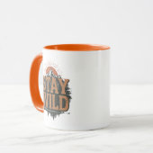 Rustic Stay Wild Hiking Graphic Tasse (Vorderseite Links)