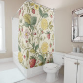 Rustic Strawberry & Citrus Earthy Pattern (3) Duschvorhang (Beispiel)