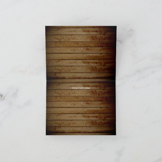 Rustic String Lights Abschluss Vielen Dank Dankeskarte (Innenseite)