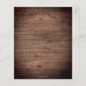 Rustic String Lights Mason Jar Wedding Einladung (Rückseite)