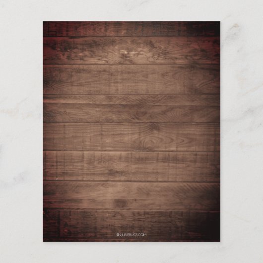 Rustic String Lights Mason Jar Wedding Einladung (Rückseite)