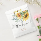 Rustic Sunflower Baby Dusche Vielen Dank Geschenktütchen (Versiegelt)