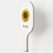 Rustic Sunflower Boho Botanical Personalized Pickleball Schläger (Links)