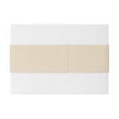 Rustic Sunflower Monogram Wedding Bly Einladungsbanderole (Rückseitenbeispiel)