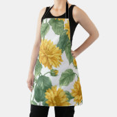 Rustic Sunflower Watercolor Floral Boho Farmhouse  Schürze (InSitu)