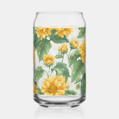Rustic Sunflower Watercolor Floral Farmhouse Drink Dosenglas (Links)