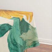 Rustic Sunflower Watercolor Floral Farmhouse Tischdecke (Beispiel)