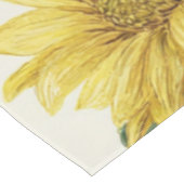 Rustic Sunflower Watercolor Floral Farmhouse Tischdecke (Schrägansicht)