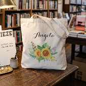 Rustic Sunflower Wedding Bridesmaid Tragetasche