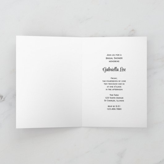 Rustic Sunflowers Boots Western Einladung (Innenseite)